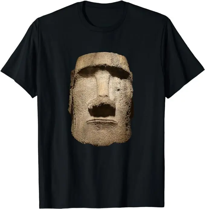 NEW LIMITED Easter Island Moai Statue Monolith World Mystery T-Shirt Anime Pattern Y2K Summer Brand