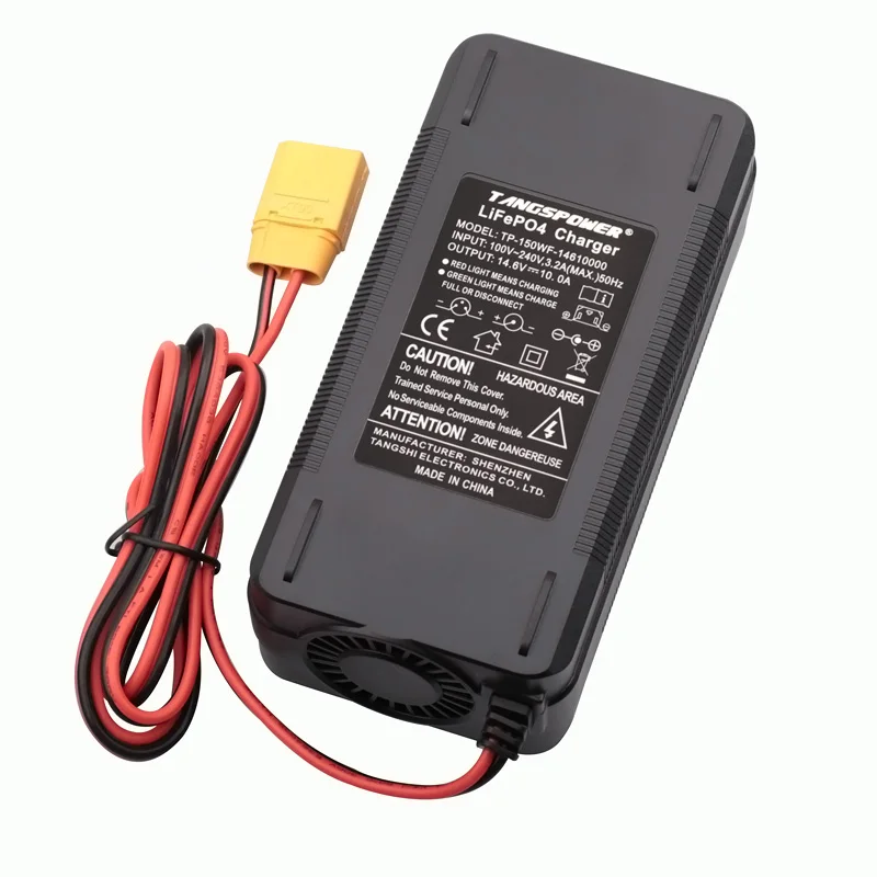 14,6 V 10a Lifepo4 Batterie ladegerät für 12V 12,8 V Lifepo4 Batterie Hoch leistungs ladegerät Krokodil clip xt90 xt60 Stecker mit Lüfter