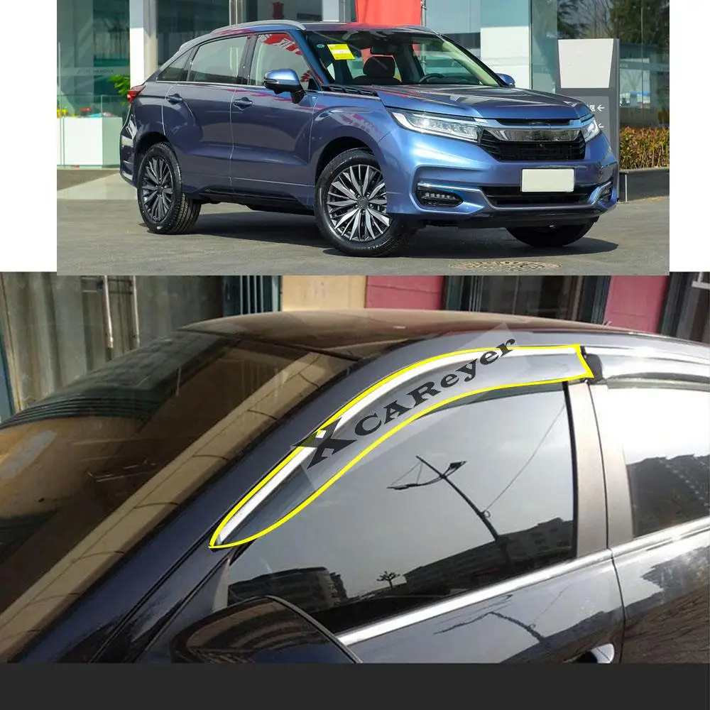 For Honda AVANCIER URV UR-V 2016-2017 2018 2019-2020 2021 Car Sticker Plastic Window Glass Wind Visor Rain/Sun Guard Vent