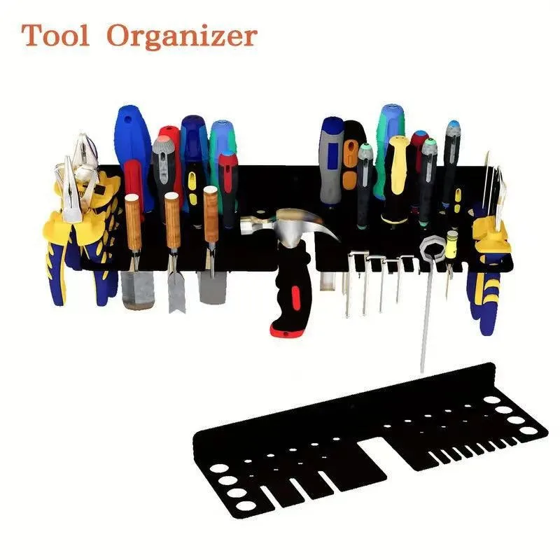 Wall Hanging Tool Storage Rack Iron Warehouse Shelf Pliers Display Shelf Screwdriver Storage Rack Tools Organization Accessories