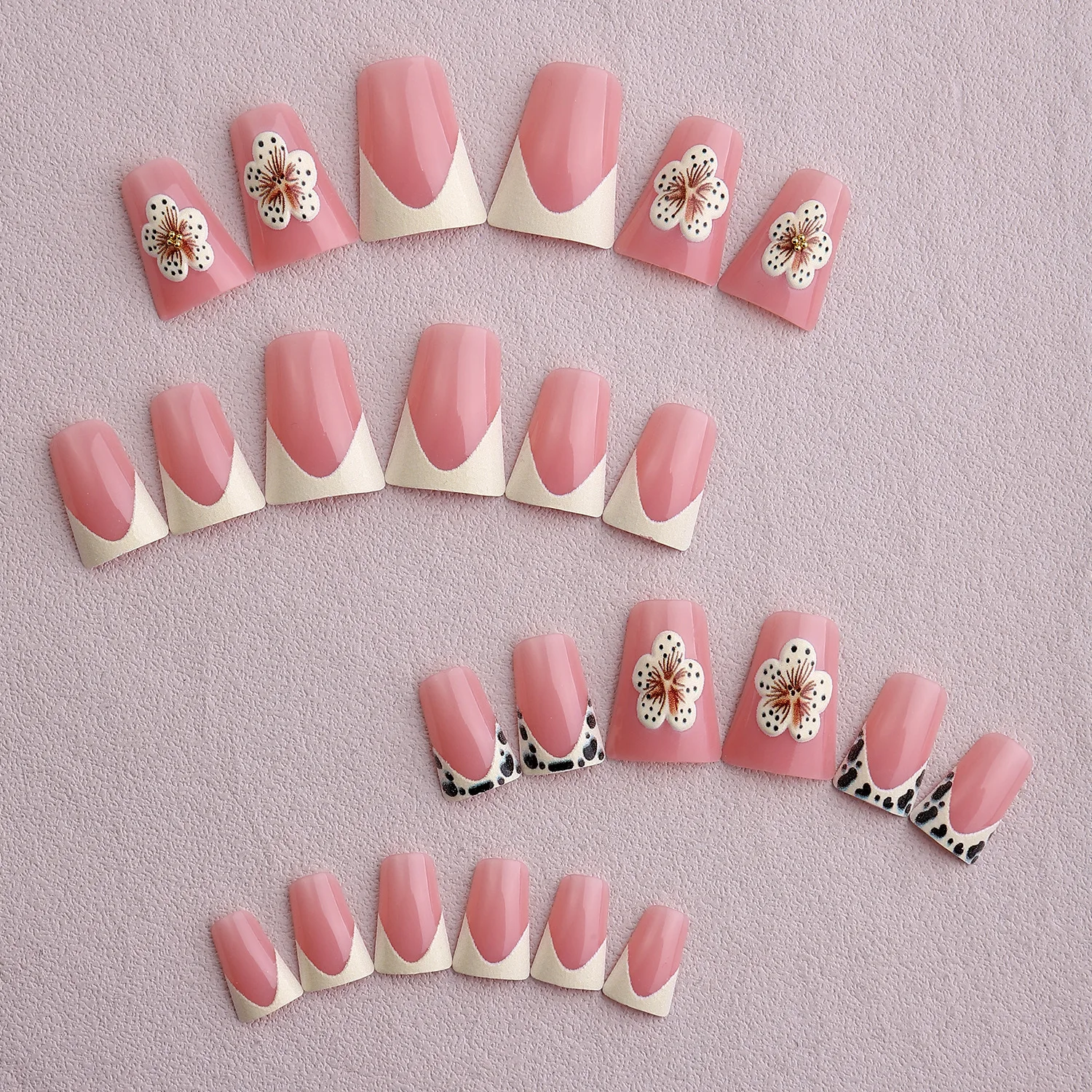 24 Stück nackte rosa französis – Nail Art Simple Elegant Bewertung und Preis