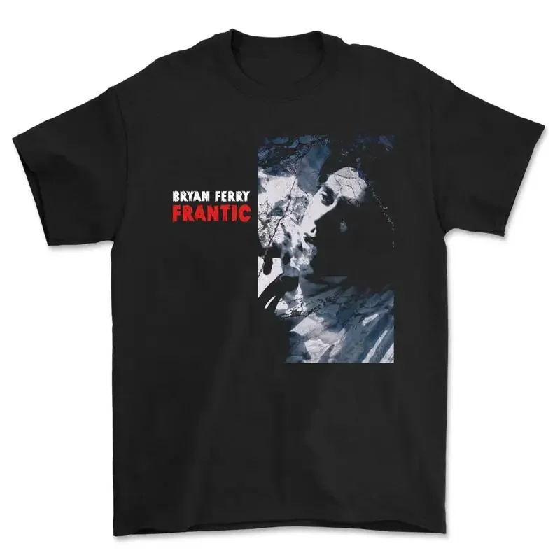 Bryan Ferry Frantic Album Black T Shirt  Adul
