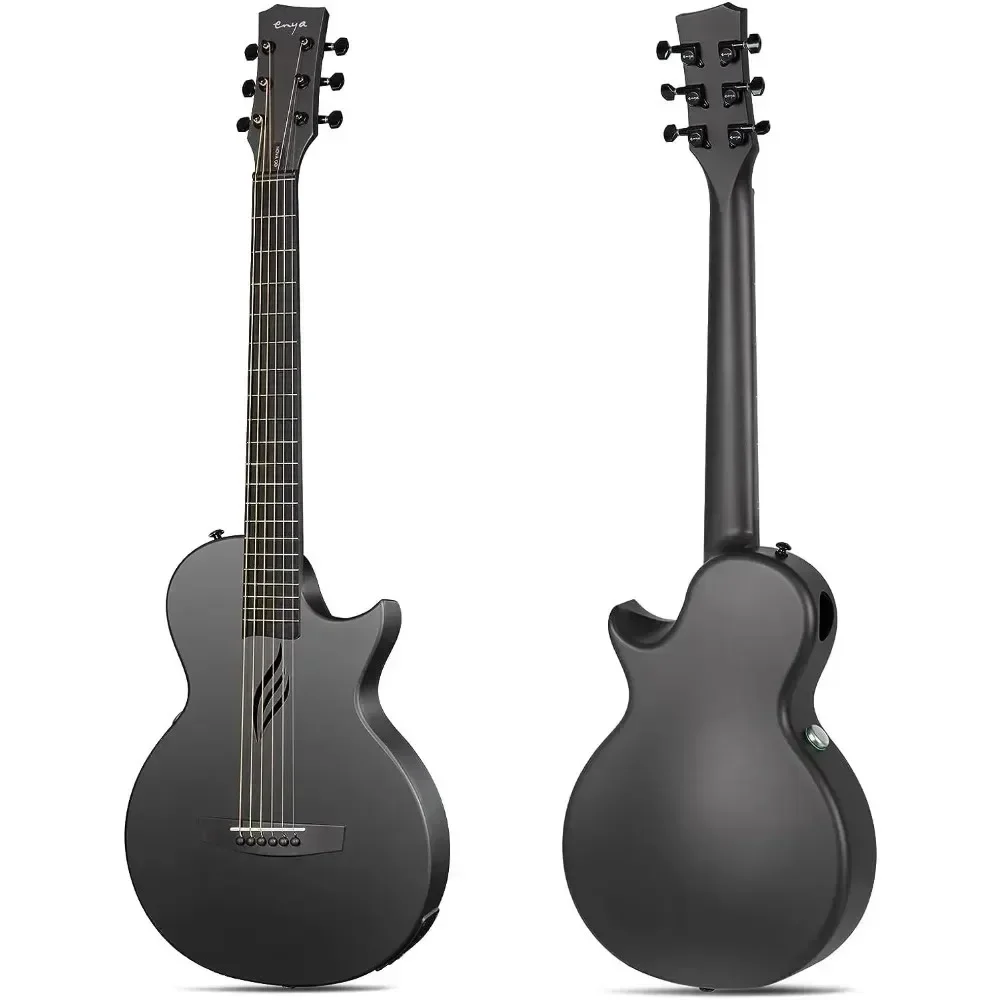 Enya nova go sp1 E-Gitarre Smart Carbon Faser Akustik 35 Zoll mit Pickup Case Gurt Kabel Reise Guitarra Violão