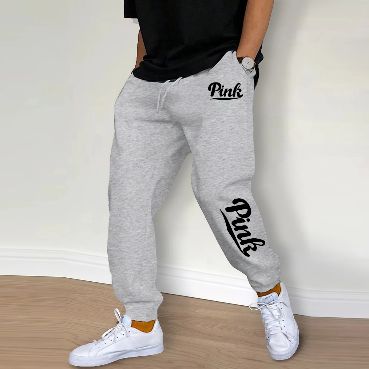 السراويل الرياضية للرجال عارضة المبيعات الساخنة Sweatpants في الهواء الطلق الركض الأزياء الفصول الأربعة اليومية تنوعا الملابس الرجالية