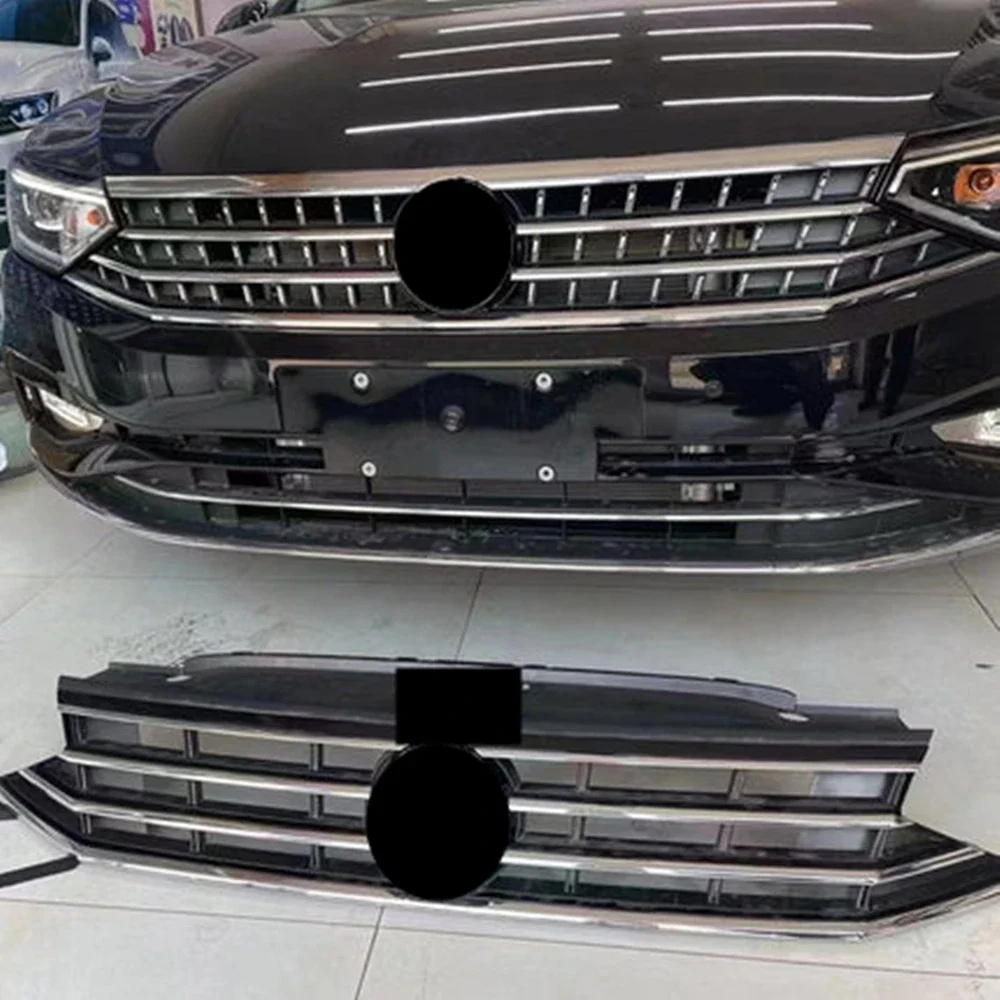

For Volkswagen vw passat b8L 2016-23 Front Bumper Grill Grille light lamp eyebrow Car accessories accesorios para auto