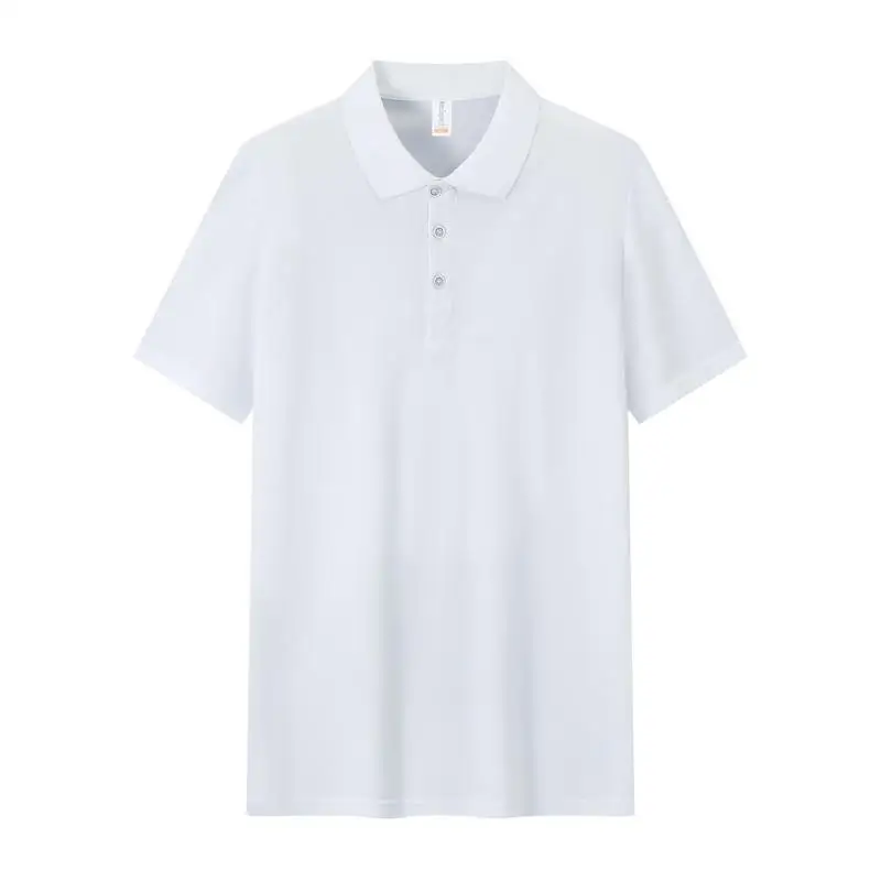 Summer Men's Wear Quick Drying 185g Polo Shirt Personalized Custom Design Print Logo Company Employee Work Clothes Workwear Top