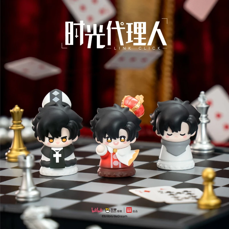 

Подлинная инвентарь Link Click, международные шахматные куклы на палец, слепая коробка, модная игрушка, загадочная коробка, аниме, коллекционная фигурка, подарок