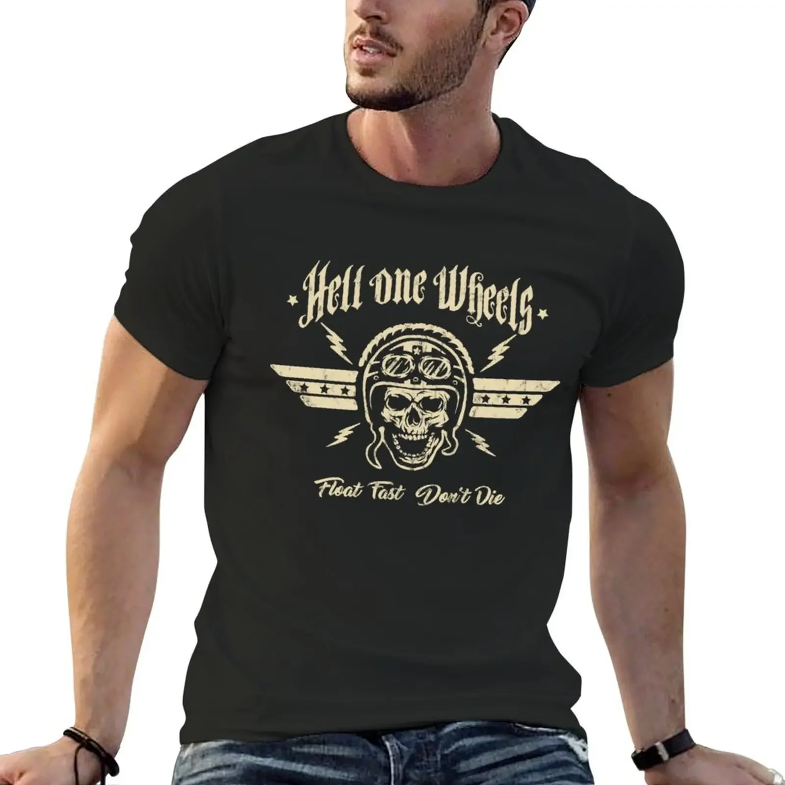 Hell one Wheels - OneWheel T-Shirt sublime Short sleeve tee slim fit t shirts for men