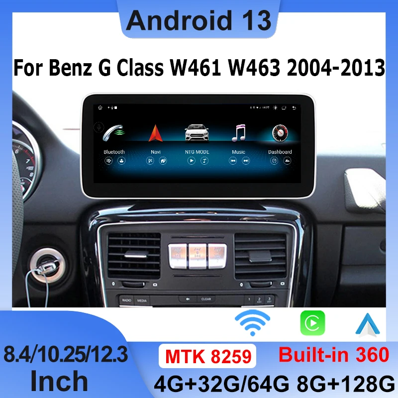 Factory Price Android13 8G+128G For Mercedes Benz G-Class W461 W463 G350 Car DVD Radio Multimedia Player GPS Navigation Screen