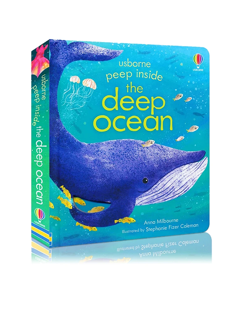 The Deep Ocean Kids Usborne Peep Inside English Picture Flip Book Children Early Education Activity Book Bedtime Reading