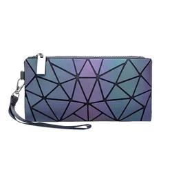 New Mini Money Pack Female Wallet Thin Women Luminous Geometric bao bag for women 2023 Coin Purses Clutch Wallets Bag