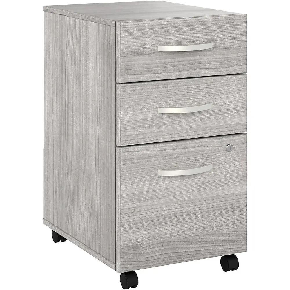 

Hybrid 3 Drawer Mobile Cabinet, Platinum Gray, Assembled