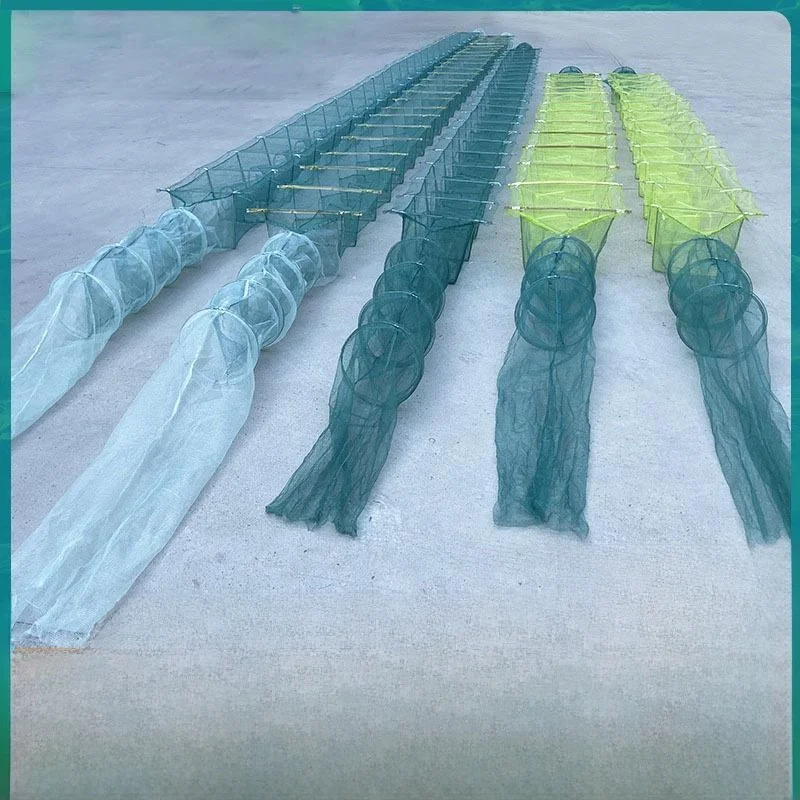 

Encrypted Bamboo Shrimp Cage with Cover Net Cloth for River Shrimps And Fishes Fishing Gear Outdoor Camping Travel Supplies