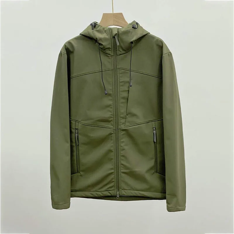 Outdoor PATA-style Men's Fleece Jacket for Hiking Leisure Mountain Climbing Cycling Sports Fishing Mountain Climbing and Camping