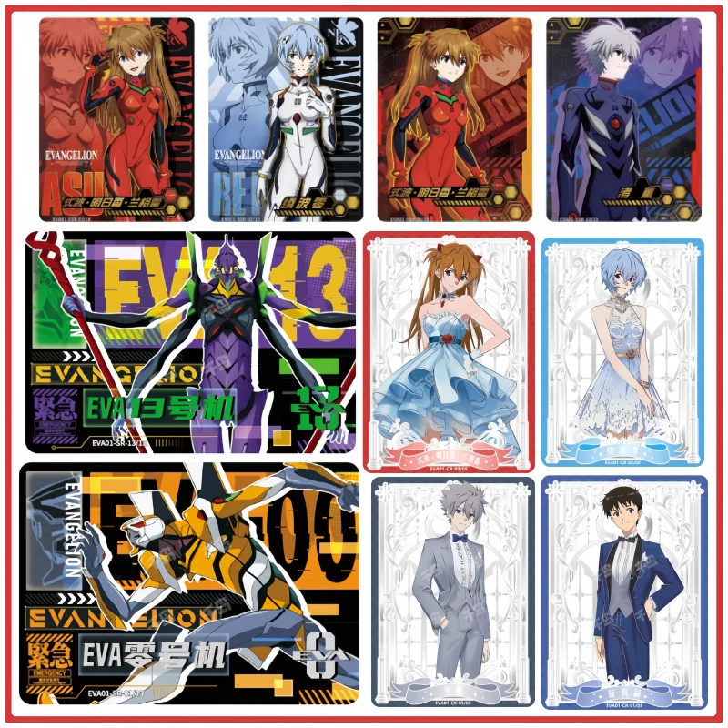 KAYOU Genesi Evangelion Card Series 1 Asuka Langley Soryu Ayanami Rei Ikari Shinji EVA Mech XR CR ZR FR UR AR Anime Original Box