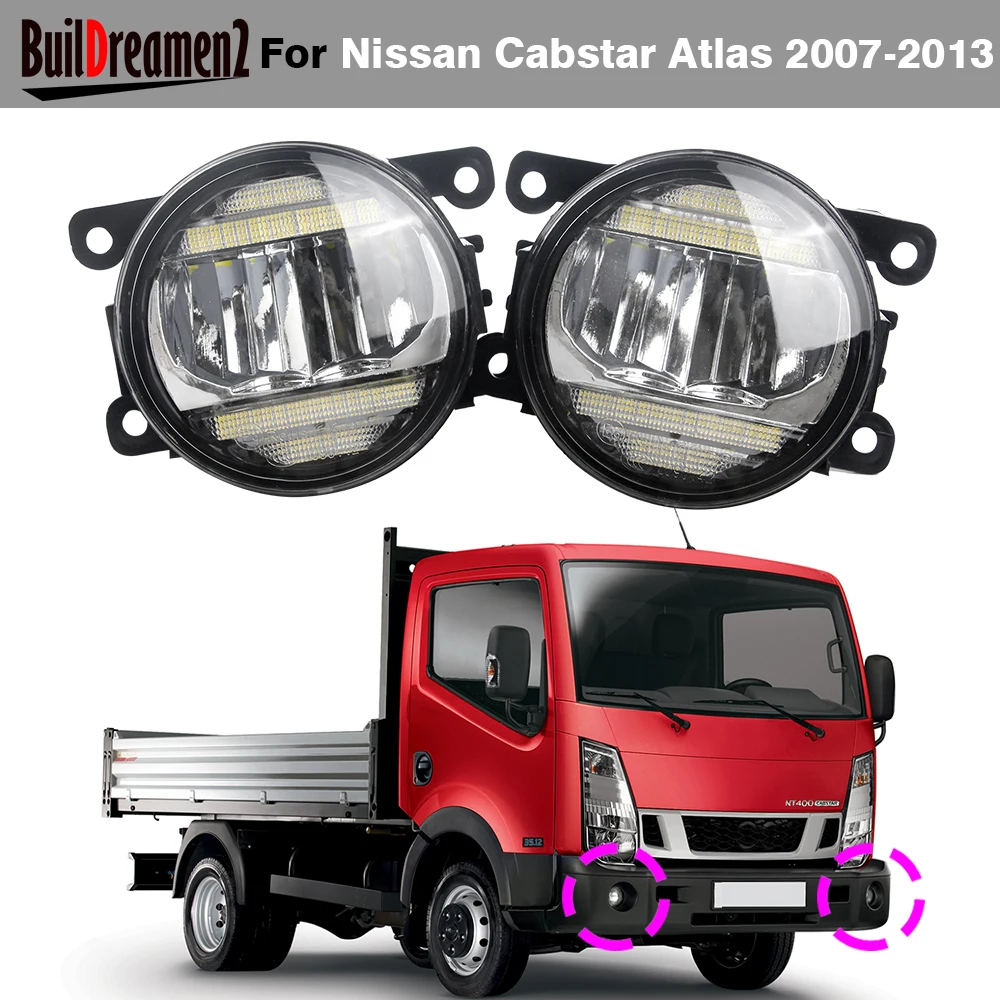 2 Pieces 30W Canbus Car LED Fog Light DRL Daytime Running Lamp H11 For Nissan Cabstar E Atlas 2007 2008 2009 2010 2011 2012 2013