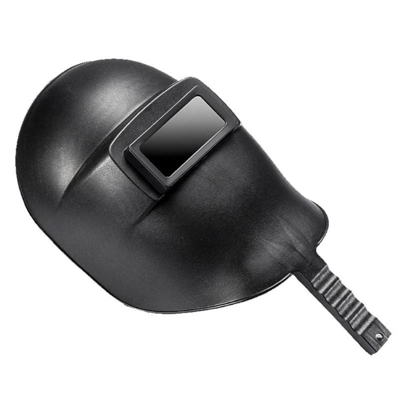 

652F Plastic Handheld Weldings Caps Electric Protective Face Mask Clinkers AntiStrong Lightweight Resistant Falling Welders