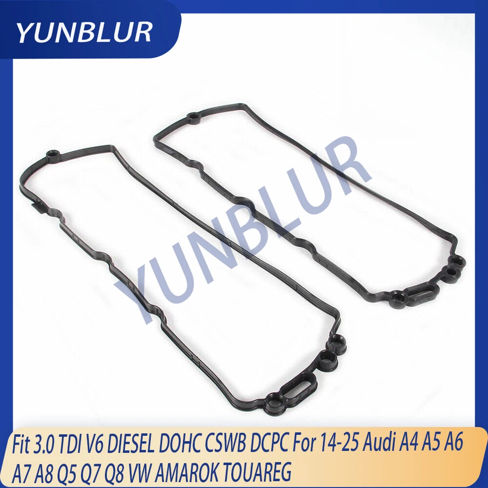 

Engine Part Valve Cover Gasket Set Fit 3.0 TDI V6 DIESEL DOHC CSWB DCPC For 14-25 Audi A4 A5 A6 A7 A8 Q5 Q7 Q8 VW AMAROK TOUAREG