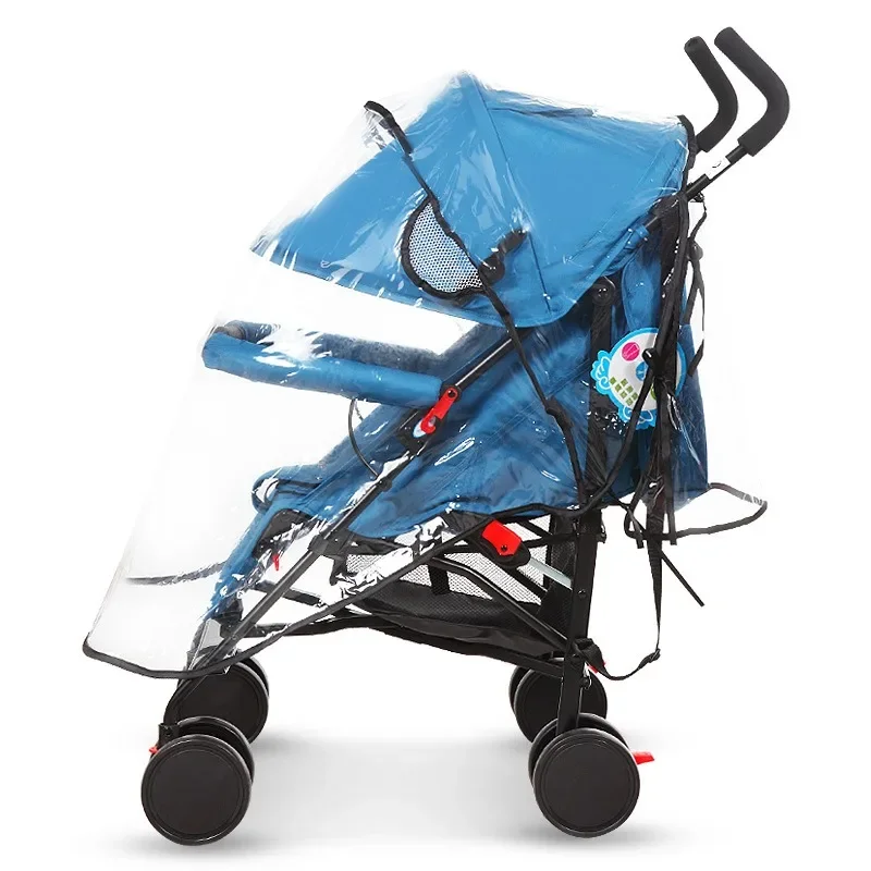 

General-purpose Stroller Rain Cover Stroller Windshield Baby Stroller Parachute Rain Cover Warm Cover Children's Car Raincoat