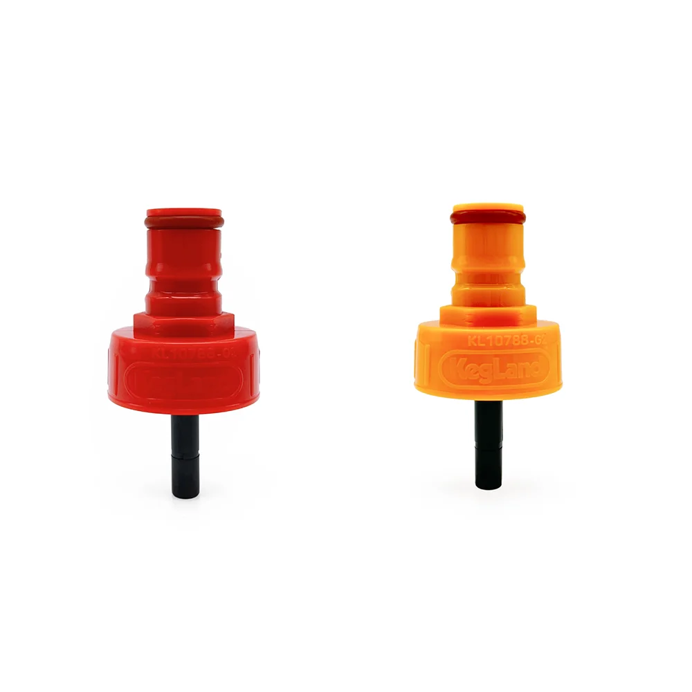 Kegland PLASTIC CARBONATION & LINE CLEANING CAP & FERMZILLA PRESSURE CAP 2pcs