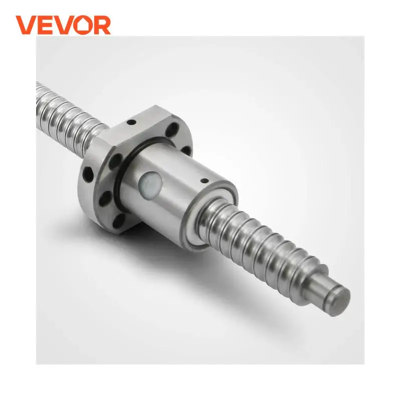 VEVOR Ballscrew SFU1605 1000mm Ball Screw RM1605 BF12/BK12 Supporter High Precision Low Noise Low Friction for CNC Routers Lathe