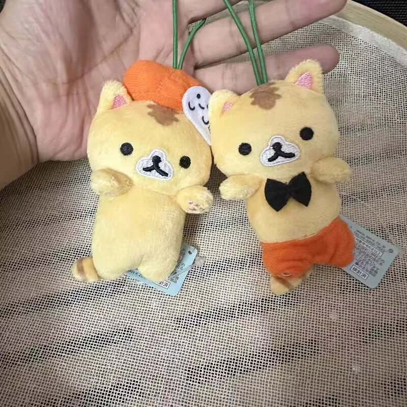 Nuevo lindo Corocoro Coronya gato llaveros de mascota de peluche llavero bolsa pequeño colgante niños regalos juguetes 10CM