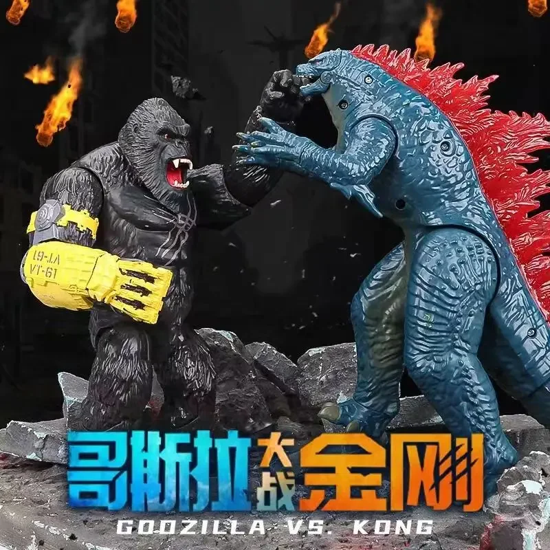 GODZILLA X Kong The New Empire Original Playmates mini B.E.A.S.T. قفاز أنيمي الشكل 2024 ألعاب أطفال جديدة هدية عيد ميلاد لصبي