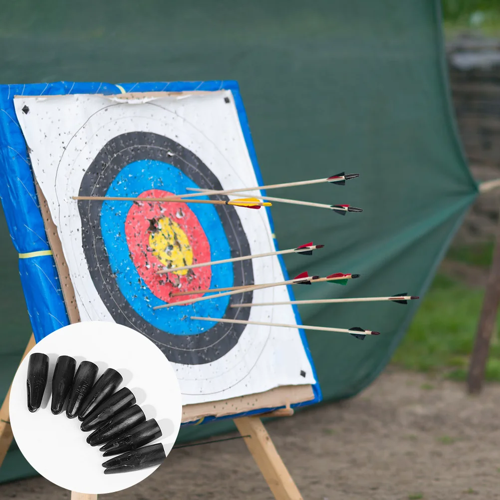 

50Pcs Portable Arrow Nock Tails Strong Plastic Material for Reliable Archery Resistance Indoor Outdoor Use Accessories