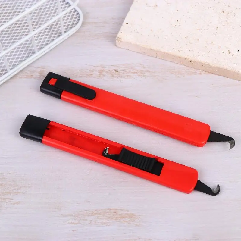 2pcs Golf Retractable Hook Bladed Knife Portable Tool For Re-gripping Golf Clubs Golf Accessories High Strength Carbon Steel image 5
