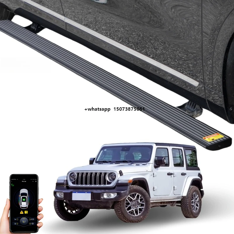 High Quality Electric Running Boards for  Wrangler Sahara Aluminum Alloy Offroad 4x4 Side Steps