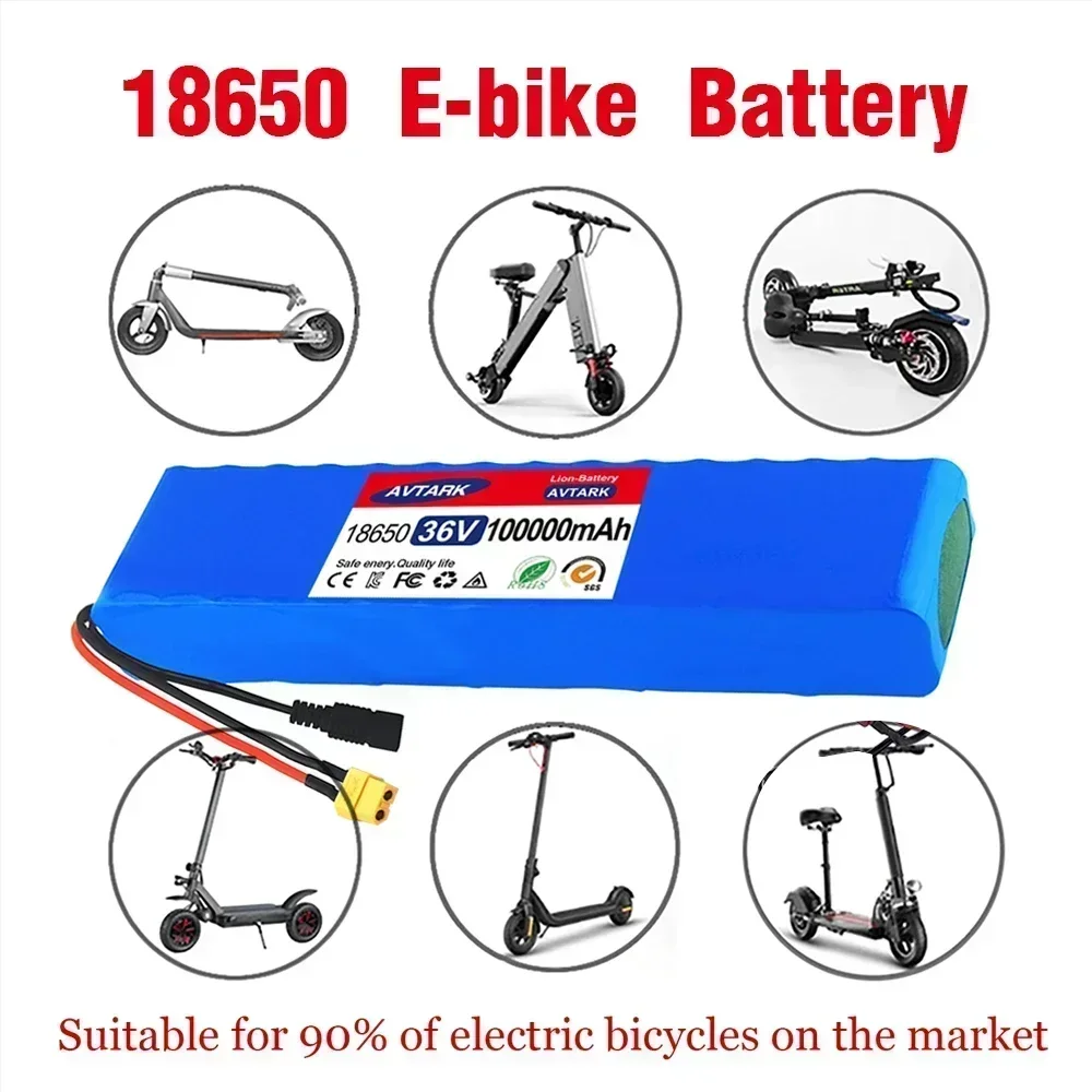 2023 Upgrade 10S3P 36V 100000mAh 36v Electric Scooter Battery Pack 18650 Lithium M365 Electric Scooter 36v Battery Scooter