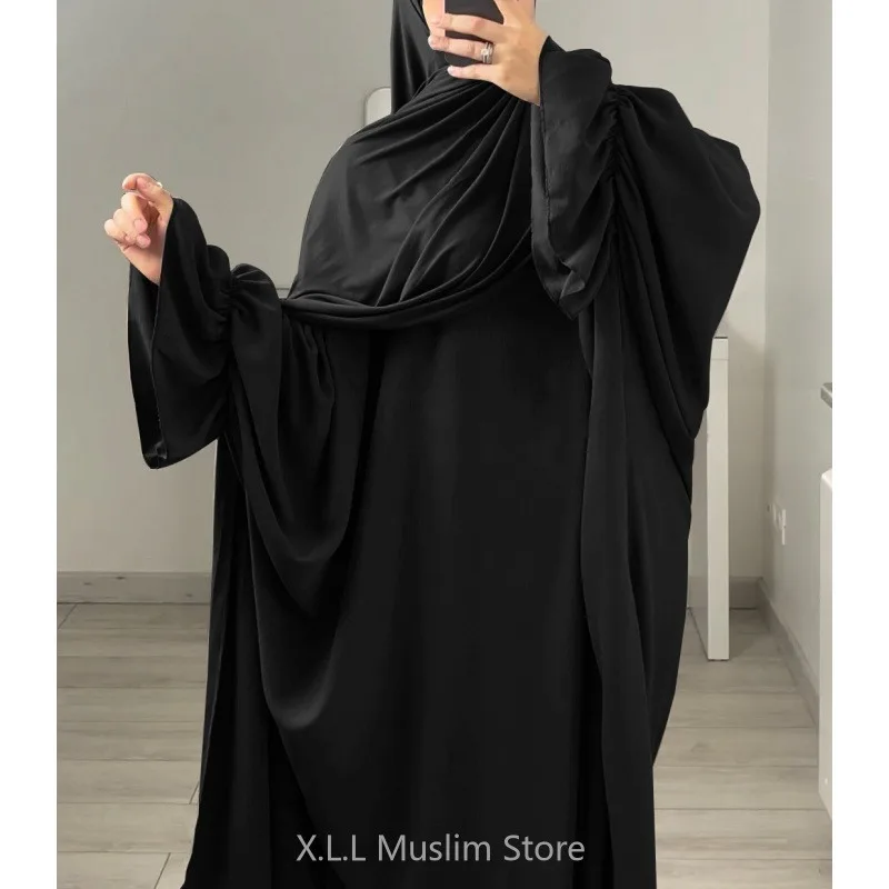 Dubai 2024 Luxury Islamic Clothing Women Party Dress Kaftan Turkish Arabic Long Loose Robe Clothing Prayer Garment Abaya Casual