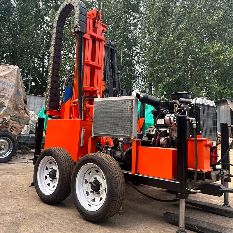Maßgeschneiderte SM200 Brunnenbohrmaschine Diesel kleine Brunnenbohrmaschine