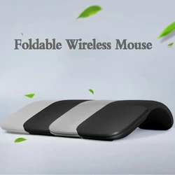 Bluetooth 4.0 Folding Wireless Mouse Arc Touch Roller Computer Silent Mouse Ergonomic Slim Laser Mini Mice For Microsoft Surface