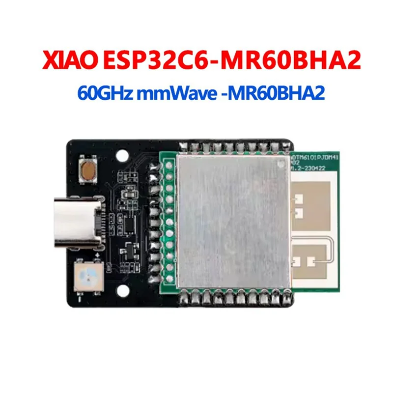 A003 Seeed Studio MR60BHA2 60 ГГц Mmwave Sensor Датчик обнаружения сердцебиения для Esphome