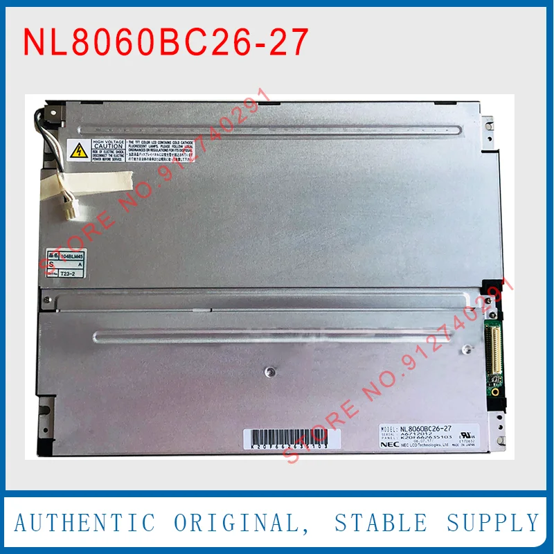 

NL8060BC26-27 Original 10.4 Inch 104BLLM45 NL8060BC26 27 LCD Display Screen Panel