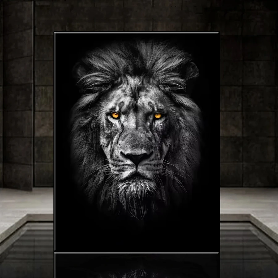 

5D DIY Алмазная вышивка Полные наборы Современное искусство Животное Лев Портрет Искусство Алмазная картина Вышивка крестиком Декор для взрослых Дома