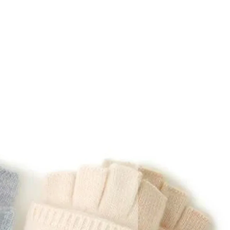 الكشمير القفاز الدافئة محبوك أصابع قفازات الوجه القفازات للرجال النساء طالب بنين بنات نصف اصبع قفازات رشاقته قفازات