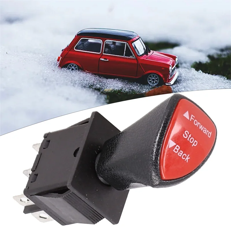 New 6 Pin DPDT Latching Slide Rocker Switch Forward Stop Back Control KCD46046P Reliable For 125V And 250V Applications
