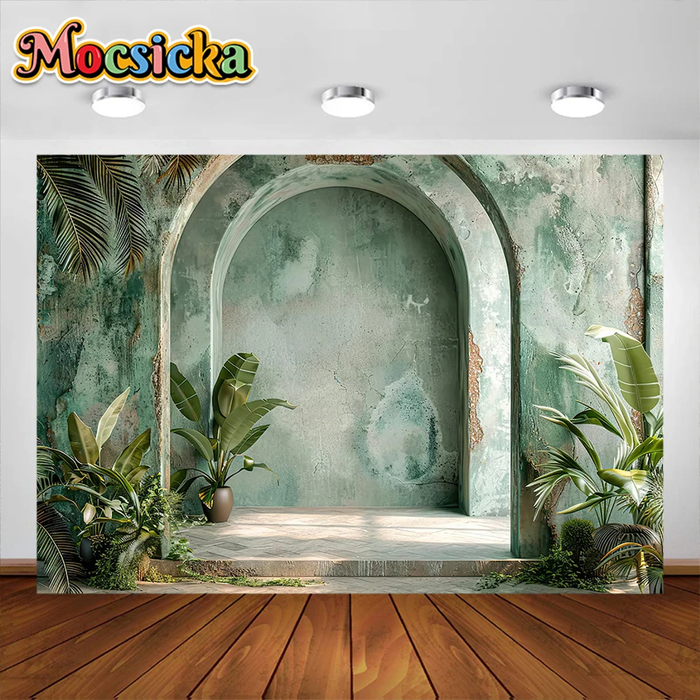 Mocsicka Arch Photography Background Realistic Texture Adult Birthday Wedding Maternity Portrait Decor Backdrop Studio Props