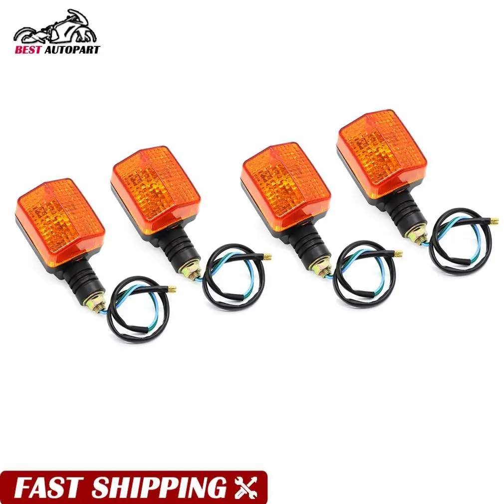 2 زوج بدوره ضوء مؤشر الإشارة يناسب لهوندا NPS50 Ruckus 50 CB750 XR650L XR250L CB125 VTR250 اعتراضية زومر 50 CBR600F