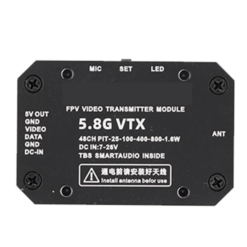 サイクロン-58-グラム-16-ワット-vtx-48ch-fpv-ビデオ送信機モジュール-rc-fpv-長距離レーシングドローン用