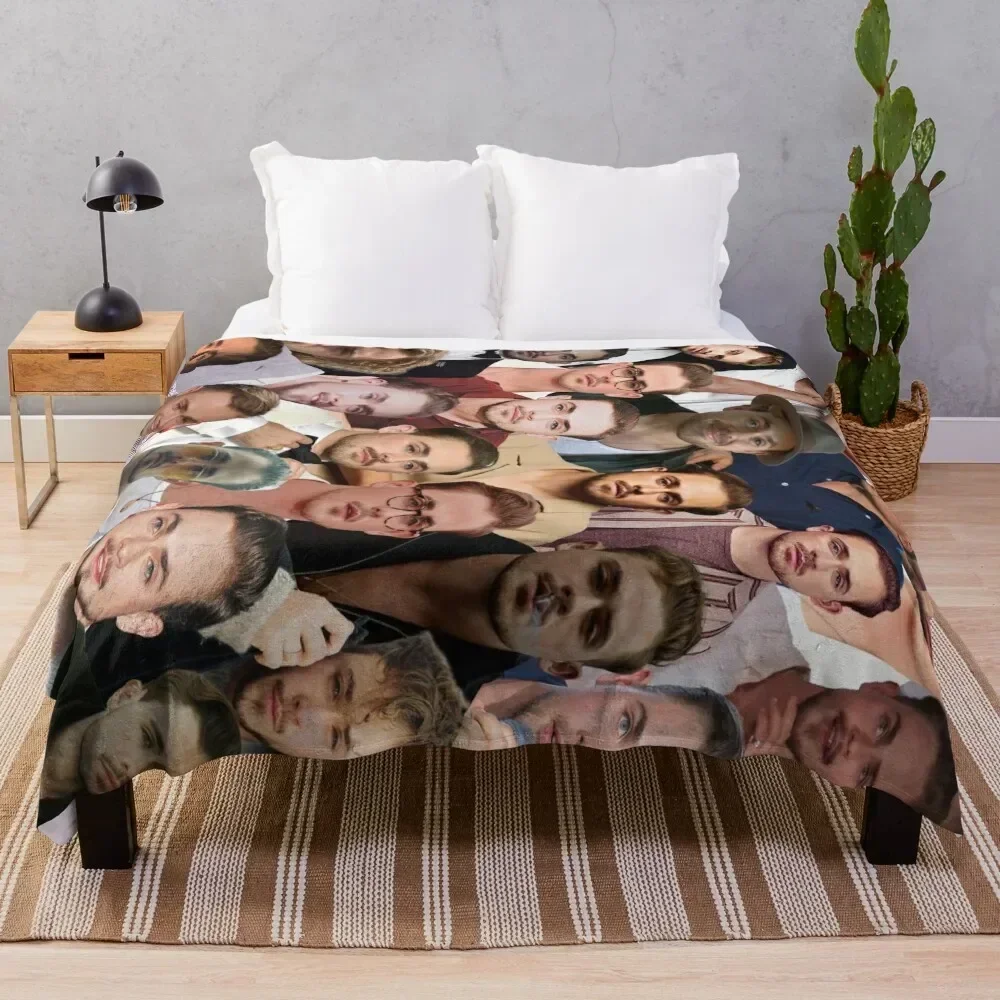 

Dacre Montgomery Photo Collage Throw Blanket Cozy Throw Blanket Birthday Gift for Him Her