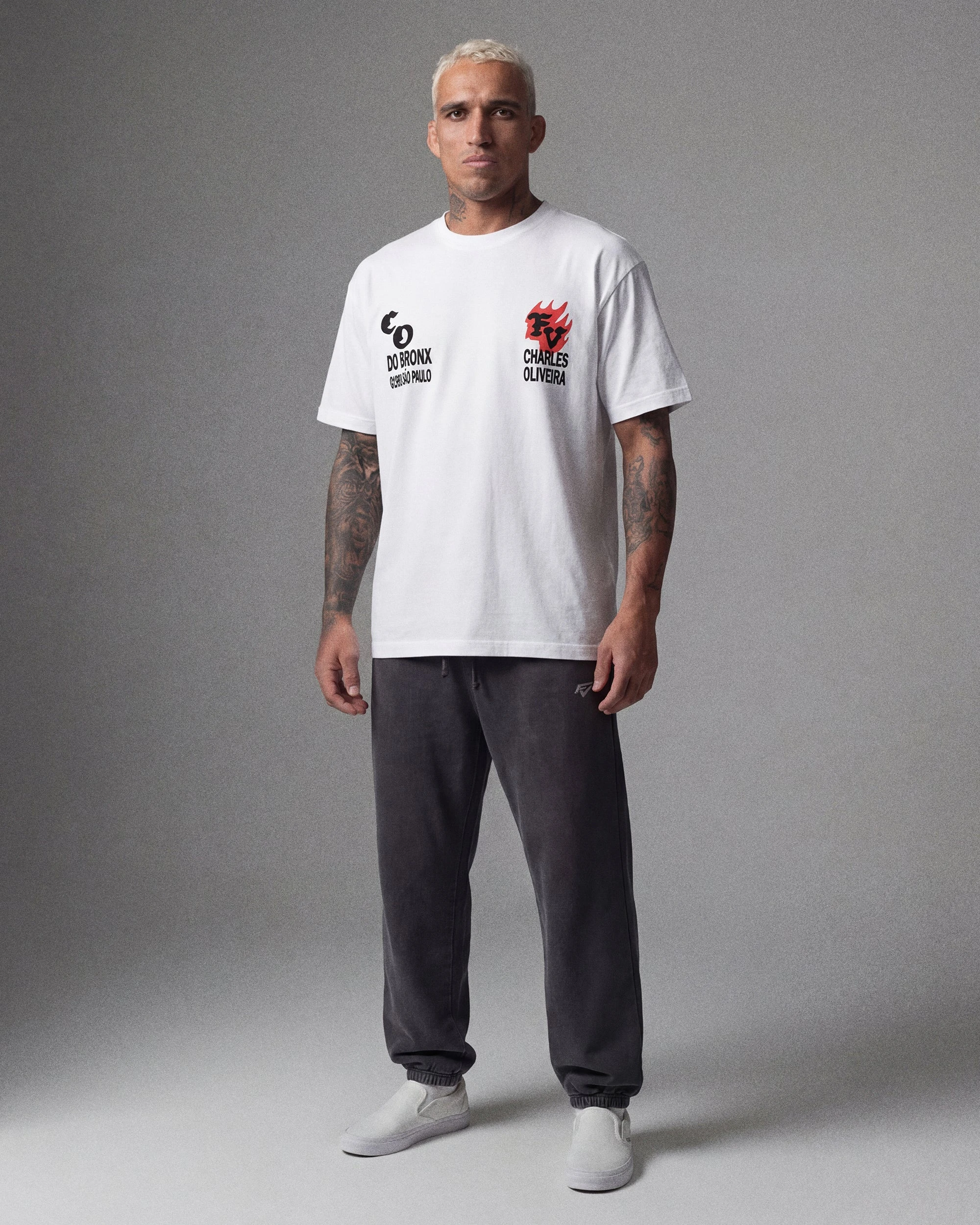MMA New Do Bronx Charles Oliveira Sommer Herren 1989 T-Shirt Sportshirt Übergroßes, atmungsaktives, schnell trocknendes Trainings-Fitness-Box-T-Shirt – Detail 3