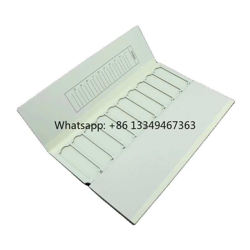 Wholesale Laboratory Supplies 1 2 3 4 10 20 Positions Reusable Cardboard Tray Paper Case Storage Plate Microscope Slide Mailer
