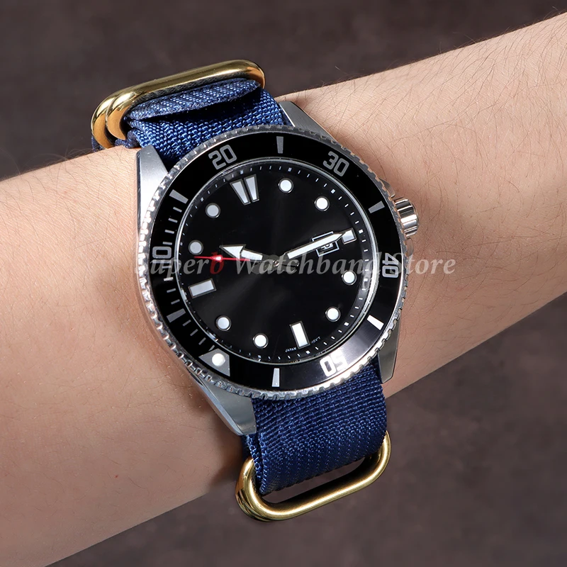 Нейлоновый ремешок для часов высокой плотности, мужские и женские ремни, тканые холщовые браслеты, спортивные браслеты, устойчивый прочный ремень, золотая пряжка