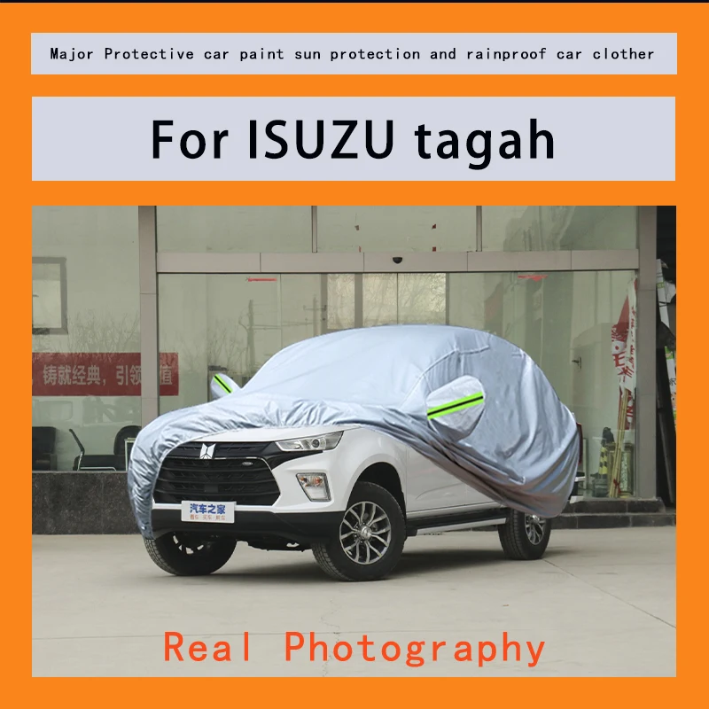 

﻿﻿For ISUZU tagah Car Covers Outdoor Waterproof Dustproof Sun Rain Snow Protection Thick Oxford Cloth Full Outer Cover