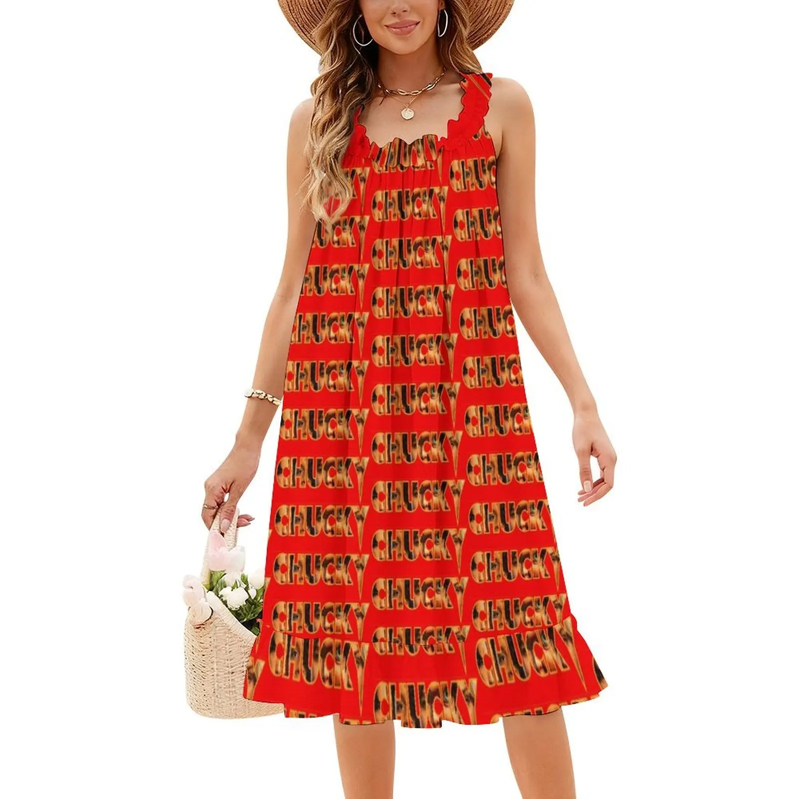 تشاكي 2021 عنوان كتلة الأزهار سموك فستان للنساء الربيع الصيف فستان كاجوال للحزب تشاكي العروس من تشاكي بذور تشاكي #5