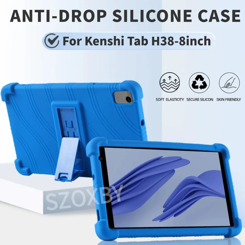 

For Kenshi Tab H38 8inch Tablet Case Android 14 protective cover Case Shockproof Adjustable Stand Stand Protective Shell
