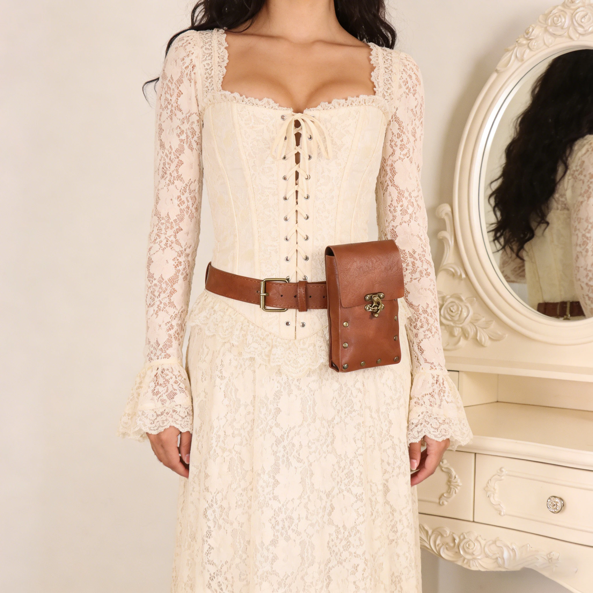 

1 шт. Средневековая поясная сумка для телефона из искусственной кожи в стиле викингов, винтажная поясная сумка и сумка на пояс из искусственной кожи в стиле стимпанк, для костюма на Хэллоуин, для фотосессий